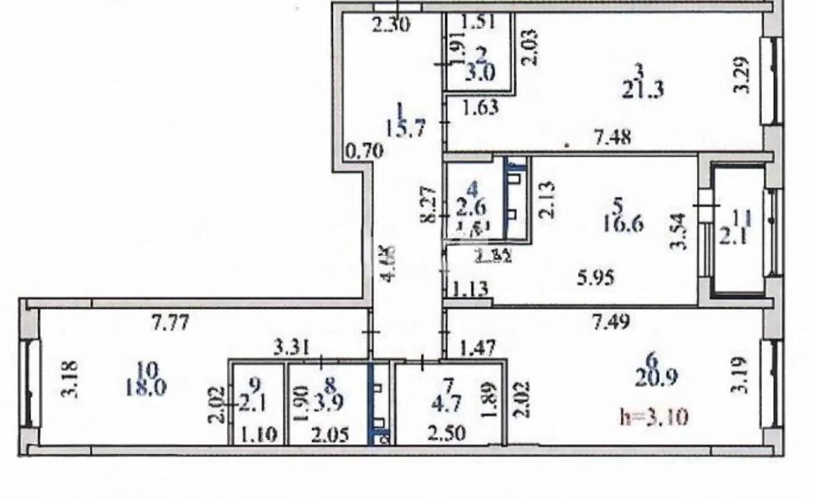 Продажа 3-комнатной квартиры, 111 м² в Астане - фото 3