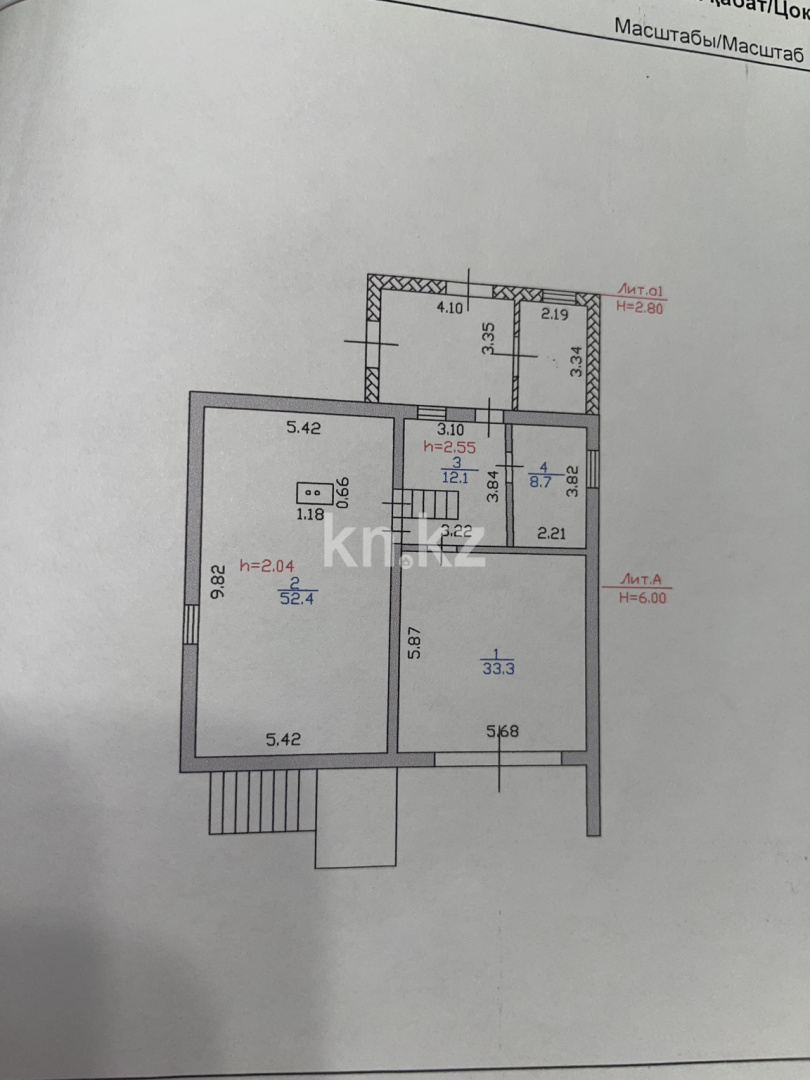 Продажа 4-комнатного дома, 226 м², ул. Ер Таргын, дом  48 - Ер Таргын Бурабай - Продажа домов, коттеджей в Астане с фото фото 1 из 19