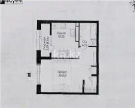 Продажа 1-комнатной квартиры, 40.44 м² в Алматы