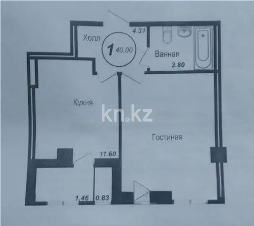 Продажа 2-комнатной квартиры, 40 м² в Астане - фото 5