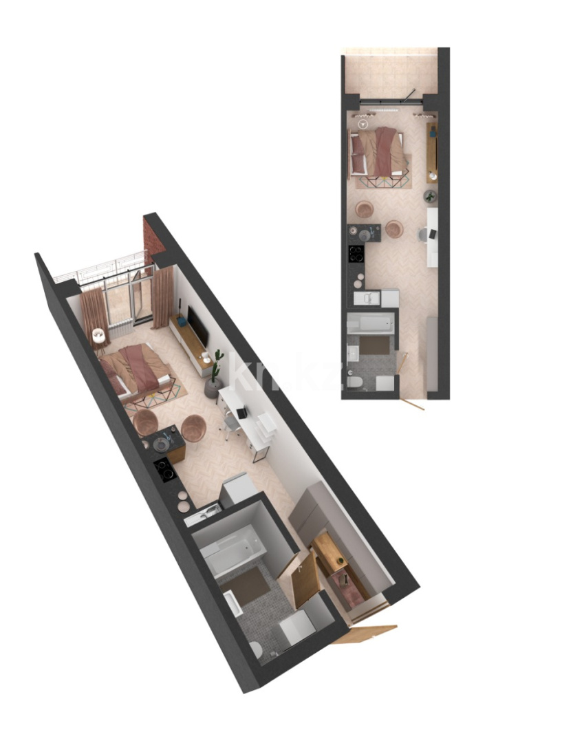 Продажа 1-комнатной квартиры, 30 м², ул. Аль-Фараби, дом  76 - Продажа  однокомнатных квартир в Астане с фото фото 7 из 7