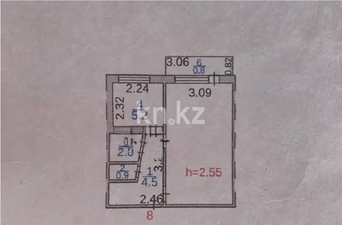 Продажа 1-комнатной квартиры, 34 м² - Продажа однокомнатных квартир от собственников в Караганде фото 5 из 5