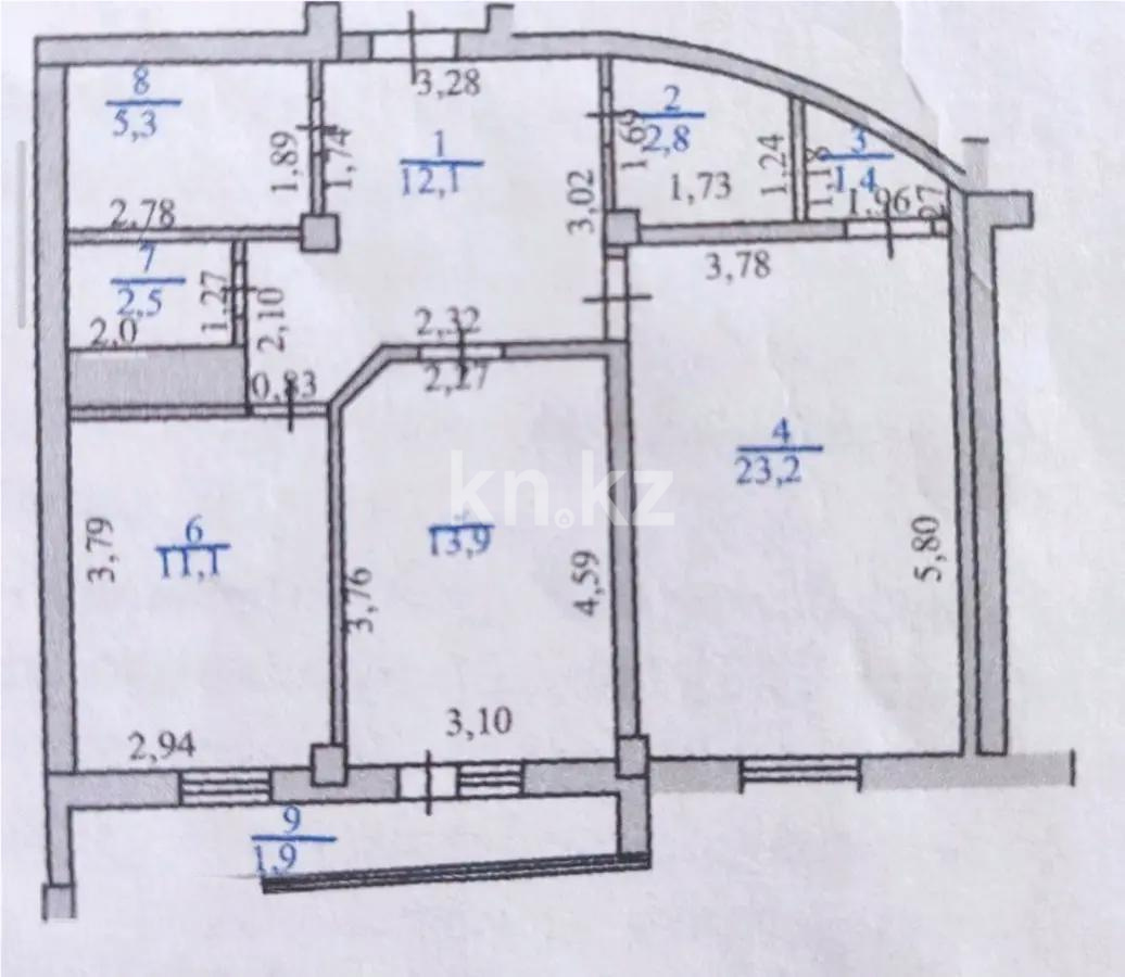 Продажа 2-комнатной квартиры, 75 м² - Продажа квартир в р-не Алматы Астаны - страница 13 фото 5 из 5