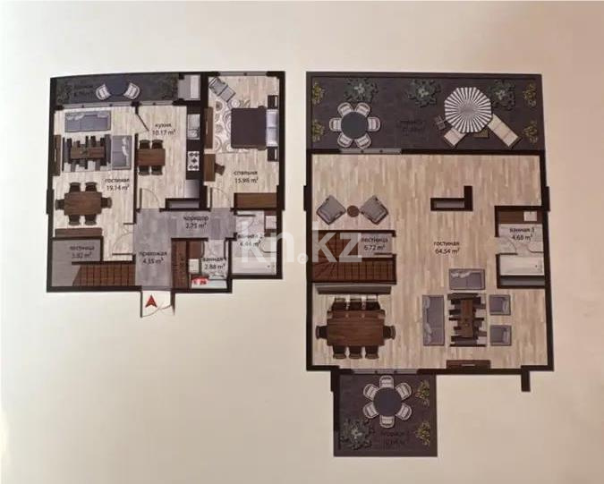 Продажа 4-комнатной квартиры, 161.75 м², ул. Кажымукана, дом  68а - Продажа  четырехкомнатных квартир в новостройках Алматы без посредников фото 1 из 1