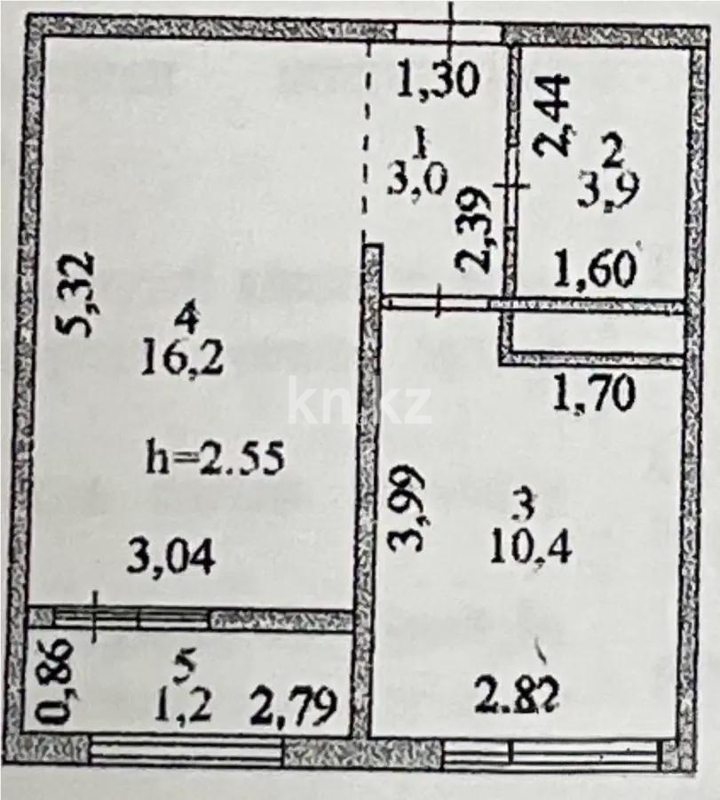 Продажа 1-комнатной квартиры, 34.7 м² в Астане - фото 4