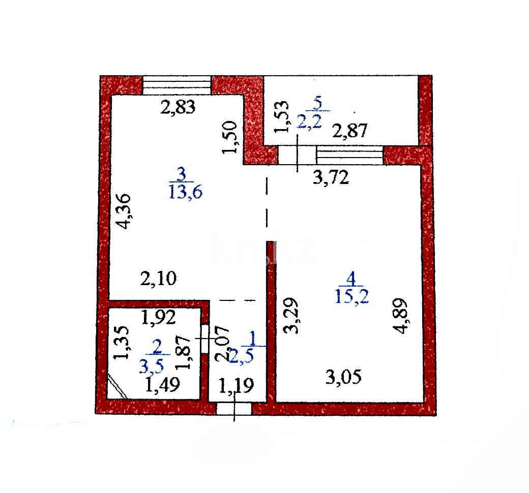 Продажа 1-комнатной квартиры, 37 м² в Астане - фото 2