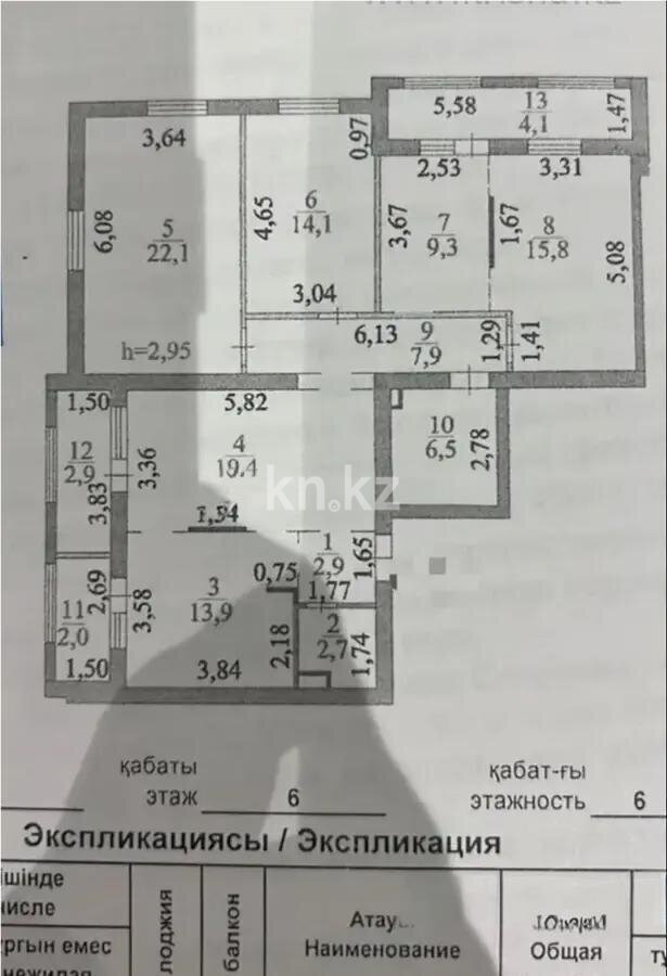Продажа 4-комнатной квартиры, 126 м² в Астане