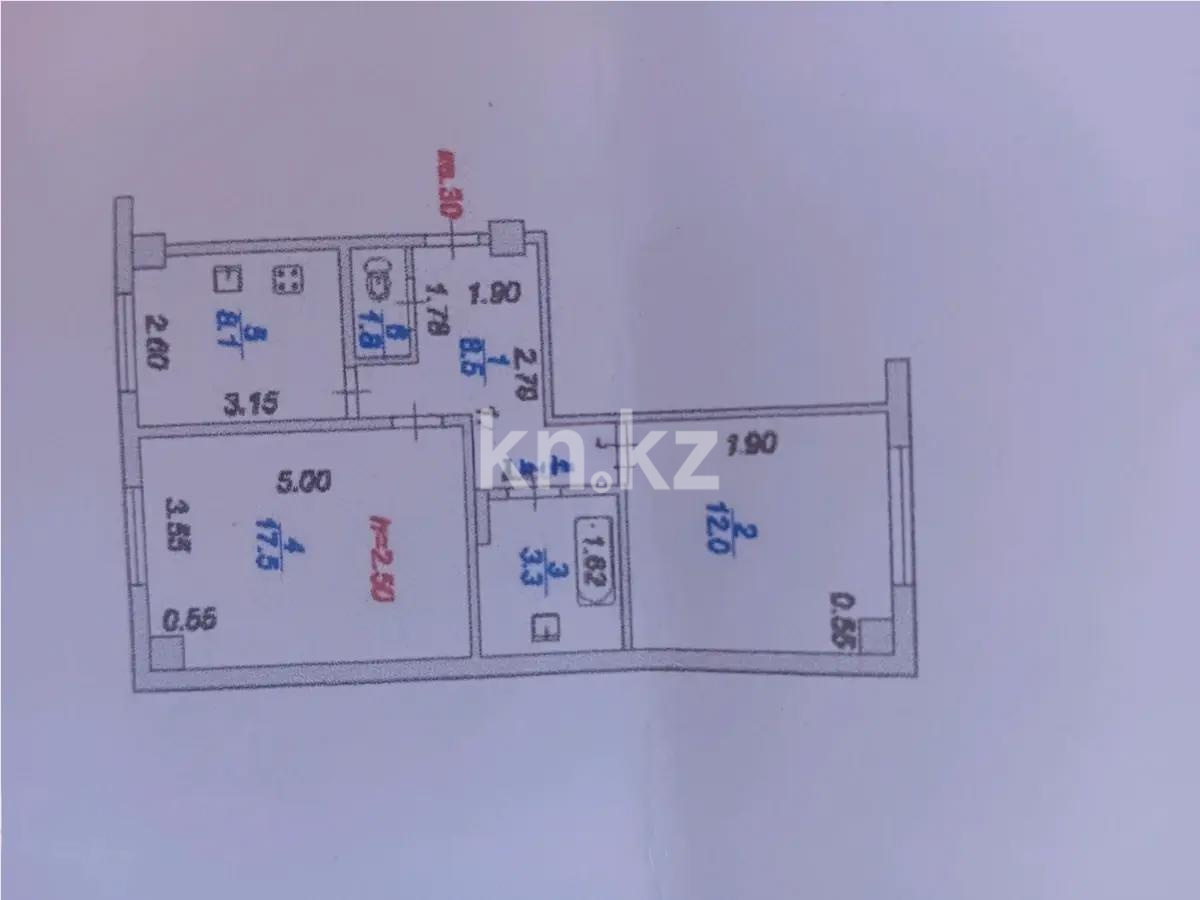 Продажа 2-комнатной квартиры, 54 м², ул. Шагабутдинова, дом  123 - Продажа квартир в Алматы фото 1 из 1