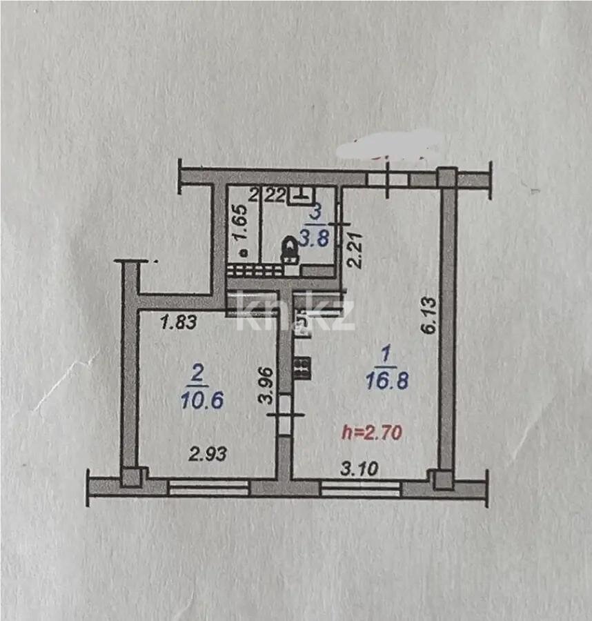 Продажа 1-комнатной квартиры, 31 м² в Алматы