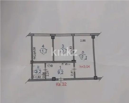 Продажа 2-комнатной квартиры, 52.9 м² - Продажа квартир в кирпичном доме в Алматы фото 4 из 4