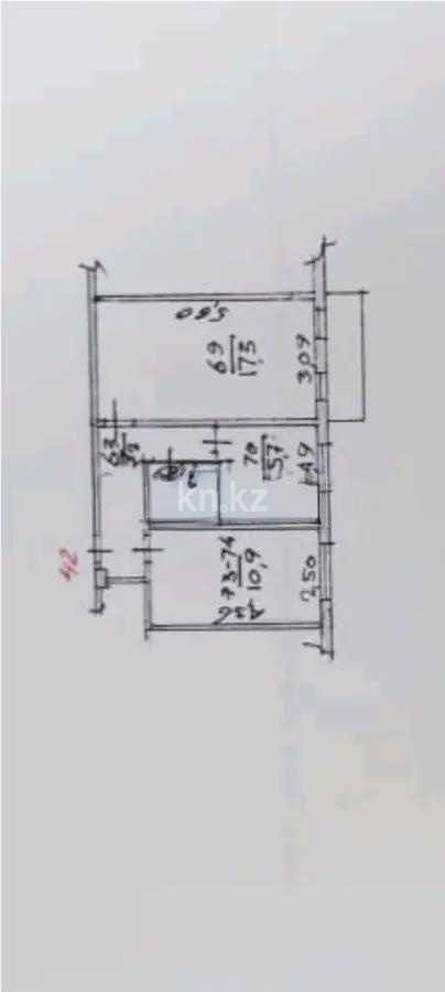 Продажа 2-комнатной квартиры, 43 м² - Продажа квартир в Алматы в Ауэзовском р-не - страница 17 фото 1 из 1