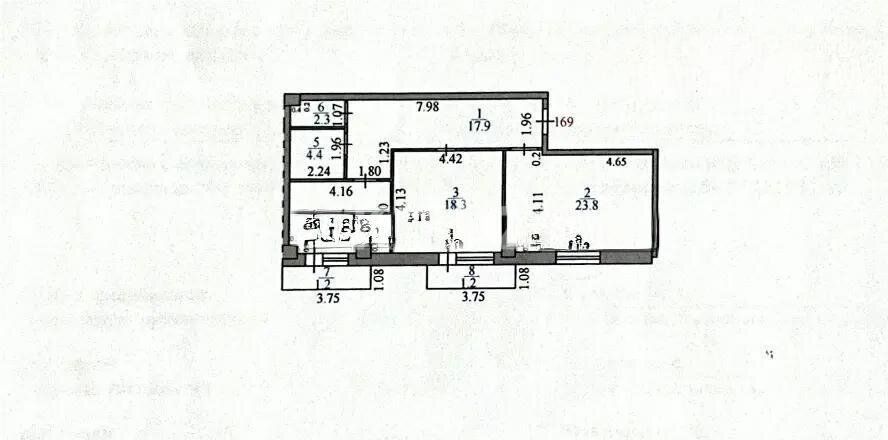 Продажа 2-комнатной квартиры, 80 м² в Караганде - фото 8