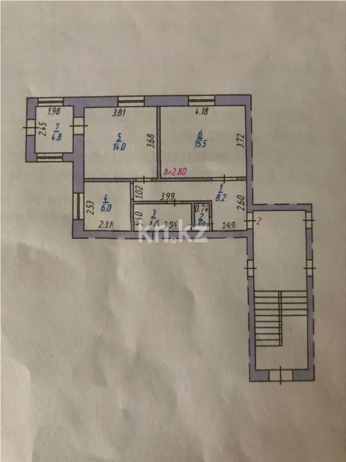 Продажа 2-комнатной квартиры, 53 м² - Продажа квартир в кирпичном доме в Казахстане - страница 110 фото 15 из 20