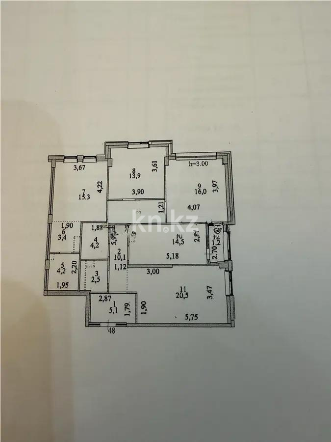 Продажа 4-комнатной квартиры, 111 м² - Недвижимость в Казахстане - страница 5 фото 2 из 2