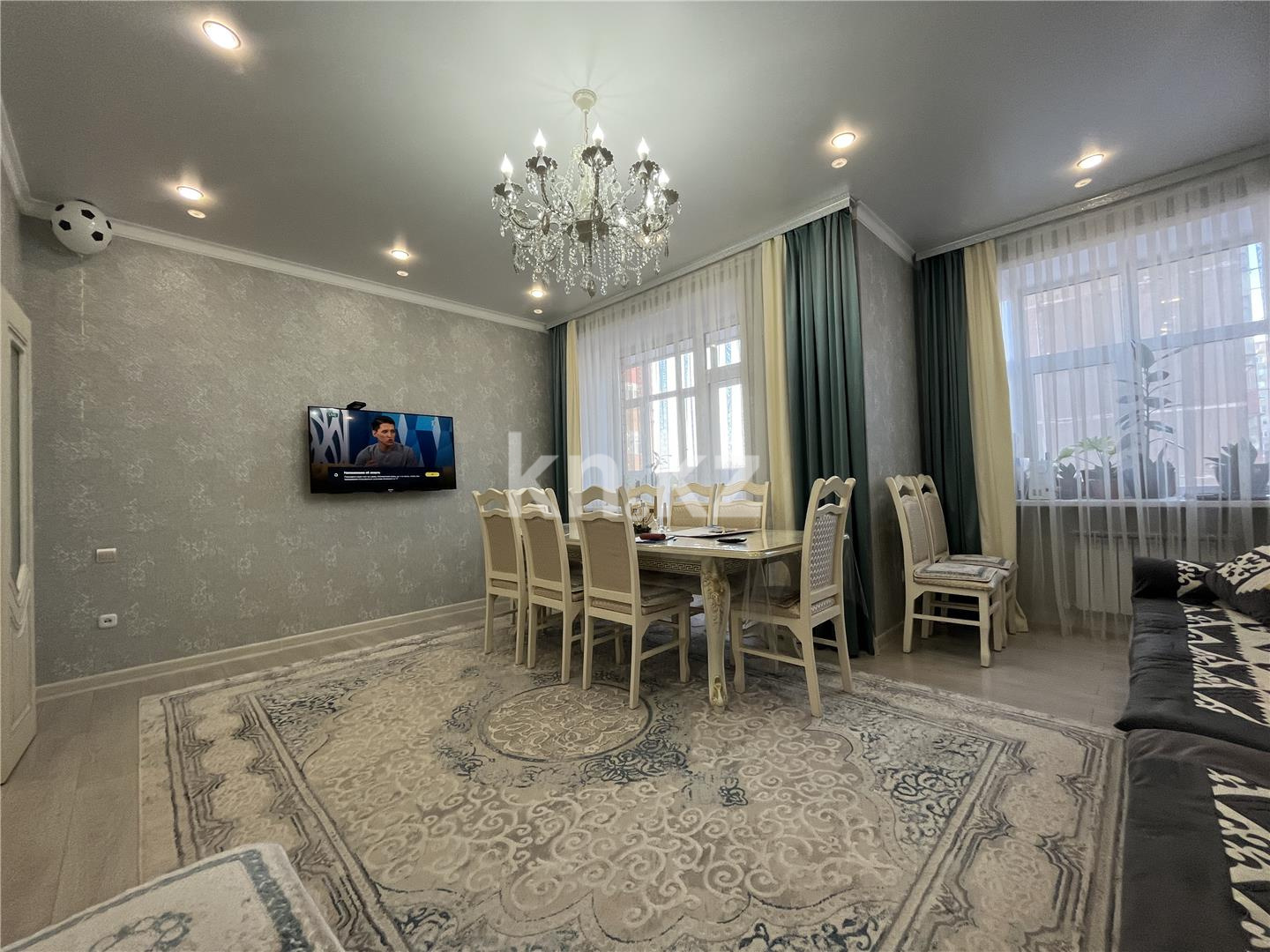 Продажа 3-комнатной квартиры, 92 м², ул. Таттимбета в Караганде - фото 3
