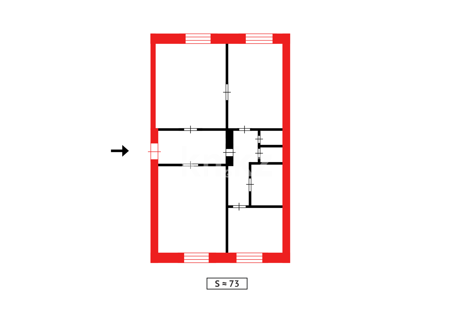 Продажа 3-комнатной квартиры, 73 м² - Продажа квартир в Темиртау - страница 5 фото 22 из 22