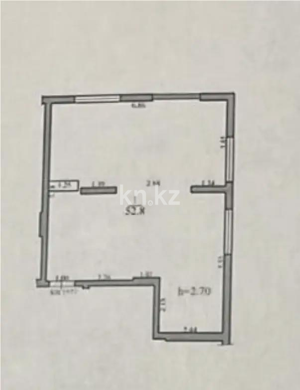 Продажа 2-комнатной квартиры, 53 м² в Алматы
