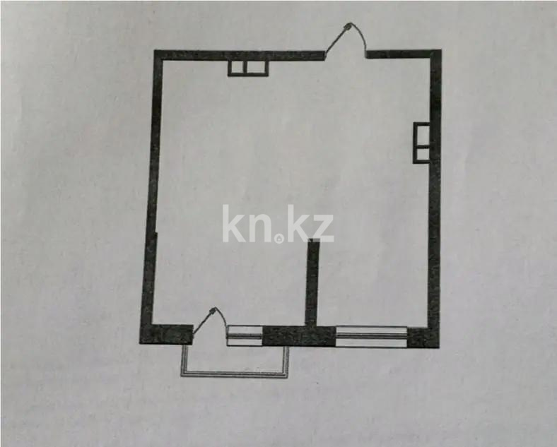 Продажа 1-комнатной квартиры, 39.19 м², мкр-н Нуркент, дом  6/2 стр - Продажа  однокомнатных квартир в Алматы без посредников с фото фото 1 из 1