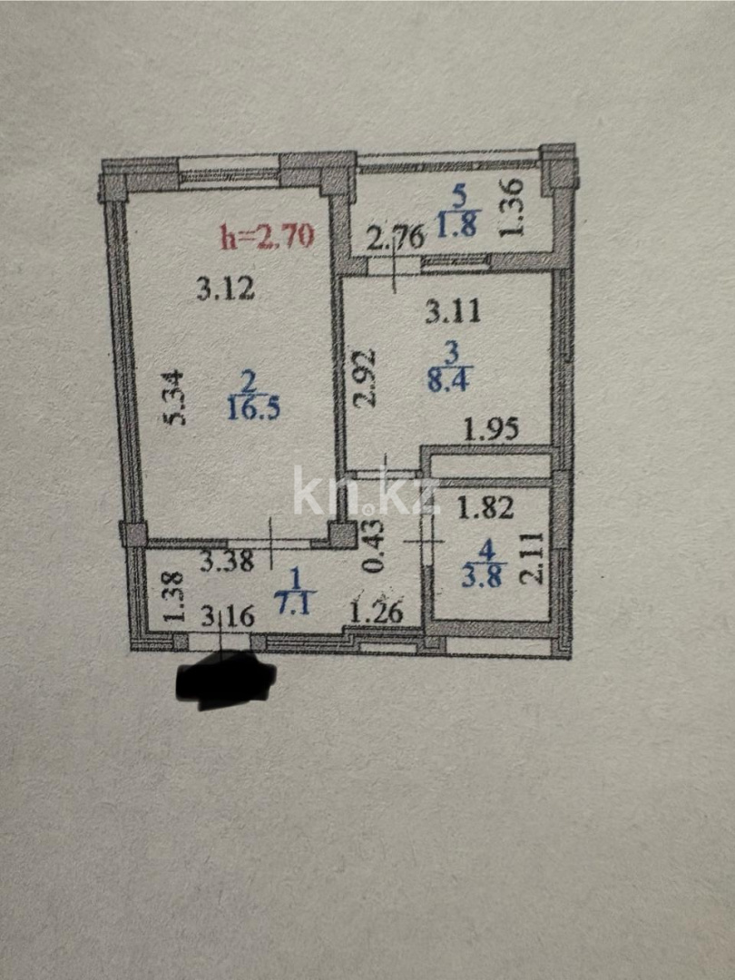 Продажа 1-комнатной квартиры, 37 м², ул. Аль-Фараби, дом  34/3 - Продажа квартир в новостройках Астаны без посредников с фото фото 1 из 2