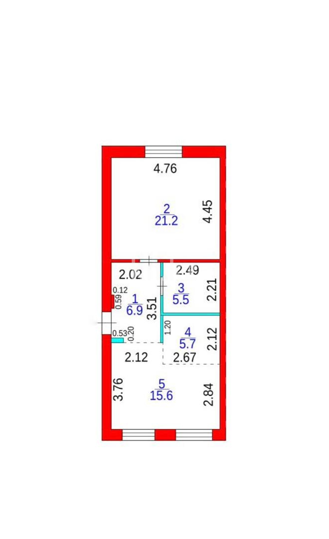 Продажа 2-комнатной квартиры, 54 м² - Продажа двухкомнатных квартир в кирпичном доме в Караганде - страница 8 фото 14 из 16