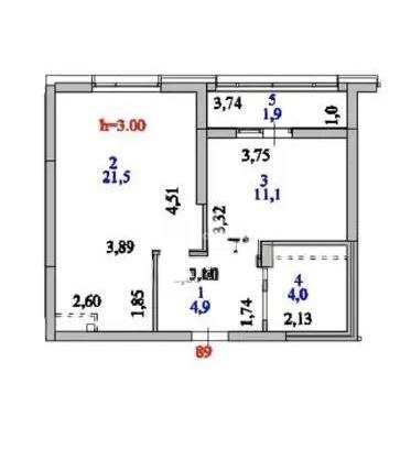 Продажа 2-комнатной квартиры, 43.4 м² - Продажа квартир в Астане - страница 43 фото 1 из 1
