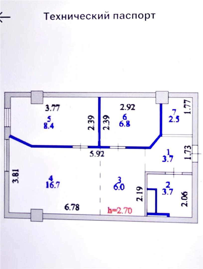 Продажа 2-комнатной квартиры, 49 м², пр. Туран в Астане - фото 13