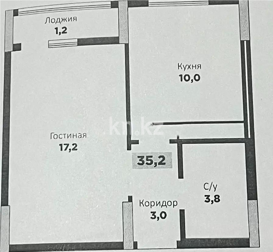 Продажа 1-комнатной квартиры, 35.2 м² - Продажа квартир в Балхаше фото 1 из 1
