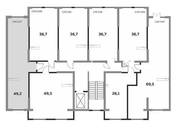Продажа 2-комнатной квартиры, 49.2 м² - Продажа недвижимости в Алматы - страница 7 фото 1 из 1
