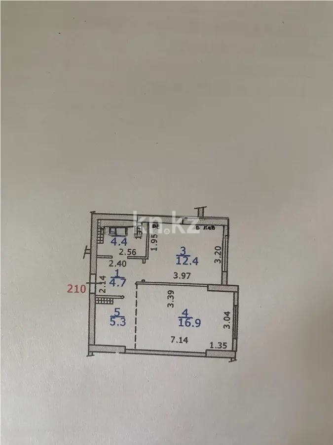 Продажа 2-комнатной квартиры, 43.7 м², пр. Райымбека, дом  351/1 - Продажа  двухкомнатных квартир в Алматы без посредников с фото фото 1 из 1