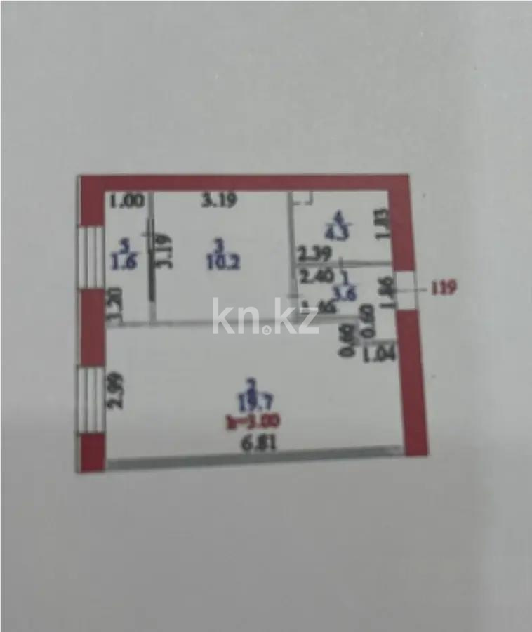 Продажа 1-комнатной квартиры, 39.4 м² - Продажа квартир в Казахстане - страница 14 фото 1 из 1