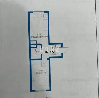 Продажа 2-комнатной квартиры, 47.4 м², пр. Райымбека, дом  174/2 в Алматы - фото 6