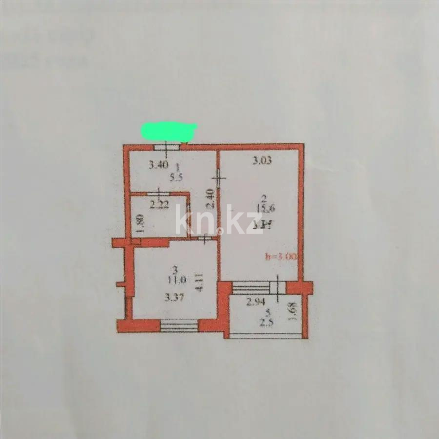 Продажа 1-комнатной квартиры, 38 м², ул. Кумисбекова, дом  9/1 в Астане - фото 2 Продажа 1-комнатной квартиры, 38 м², ул. Кумисбекова, дом  9/1 в Астане - фото 2