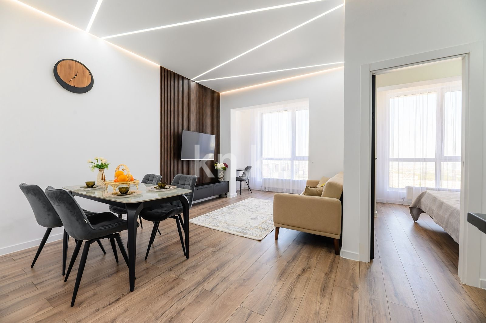 Аренда 2-комнатной квартиры посуточно, 52 м² - Аренда квартир посуточно в Бостандыкском р-не Алматы фото 8 из 8