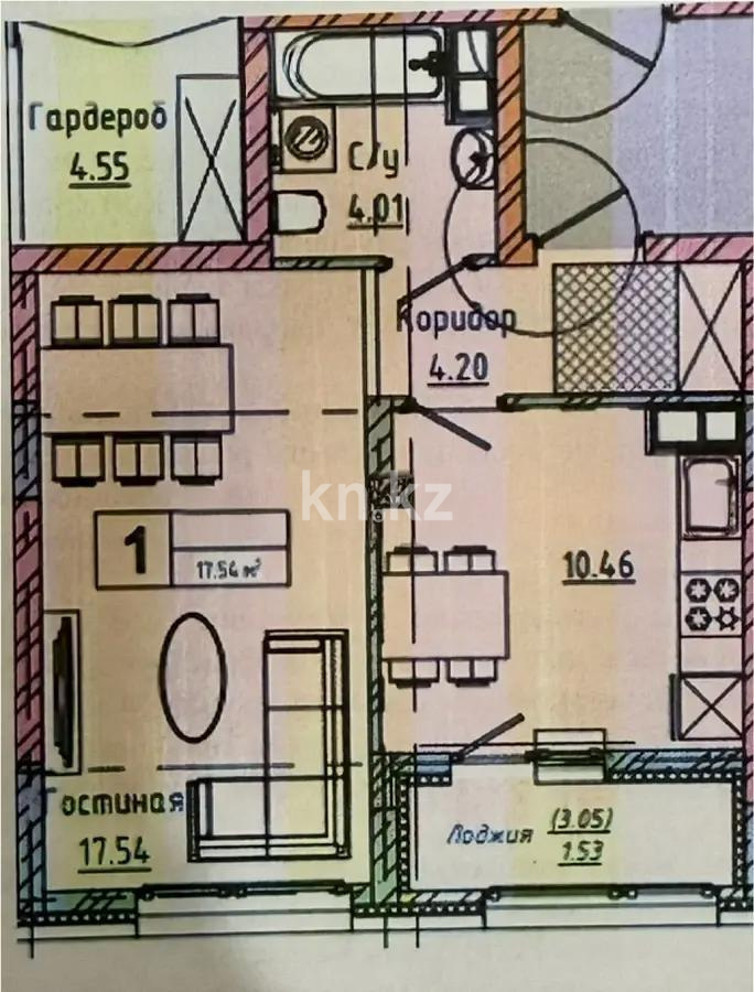 Продажа 1-комнатной квартиры, 37.62 м², пр. Улы Дала, дом  28 стр - Продажа  однокомнатных квартир в новостройках Астаны без посредников фото 1 из 1