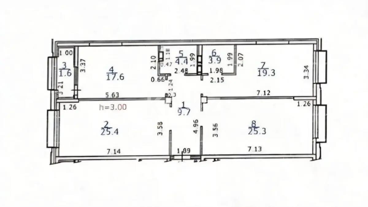 Продажа 3-комнатной квартиры, 110 м² - Продажа квартир в Алматы фото 7 из 7