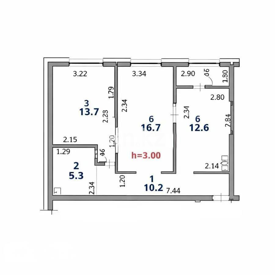 Продажа 2-комнатной квартиры, 62 м² - Продажа действующего бизнеса в Карагандинской области фото 3 из 3