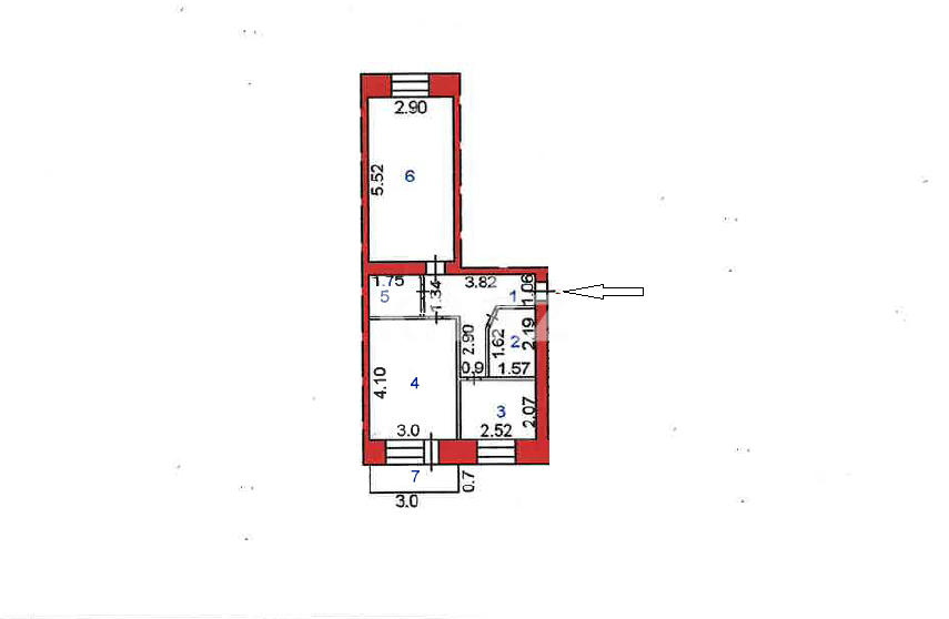 Продажа 2-комнатной квартиры, 47 м² в Караганде - фото 24