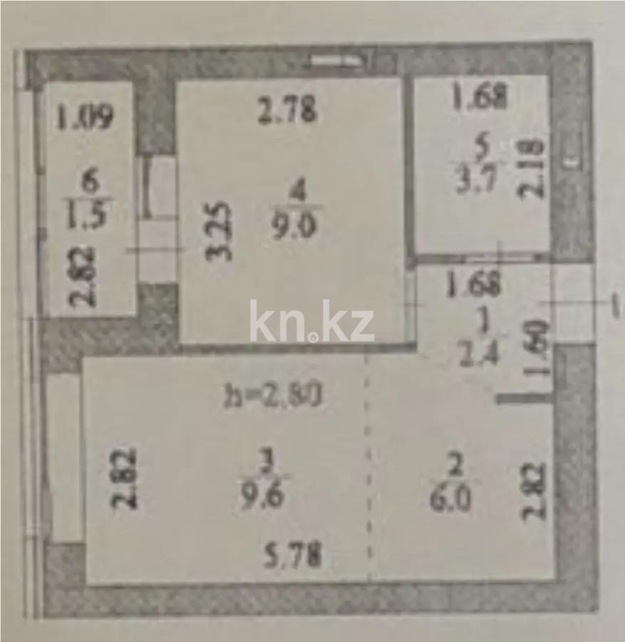 Продажа 2-комнатной квартиры, 33 м² - Продажа двухкомнатных квартир в р-не Сарайшык Астаны - страница 26 фото 6 из 6