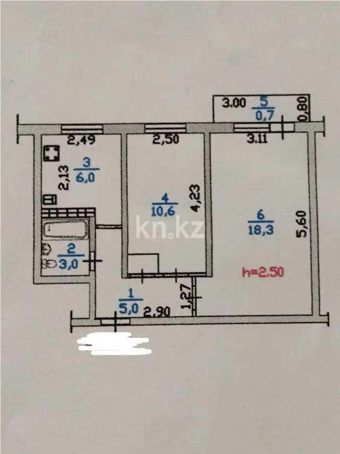 Продажа 2-комнатной квартиры, 45 м², мкр-н Орбита-3, дом  6 в Алматы - фото 5