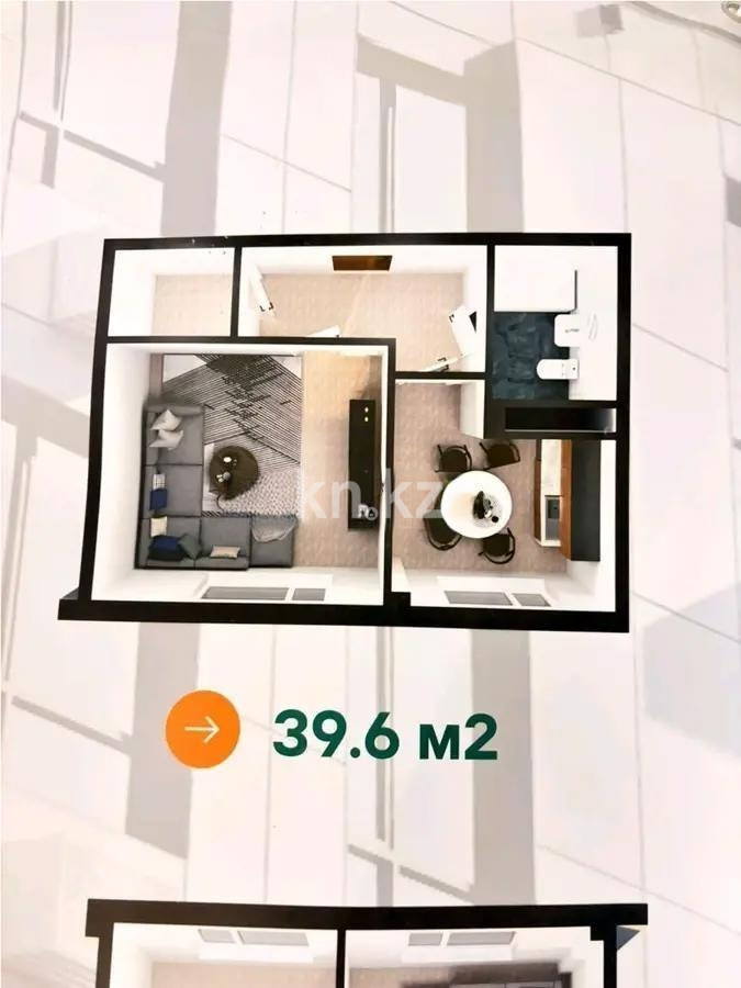 Продажа 2-комнатной квартиры, 40 м² в Алматы - фото 2