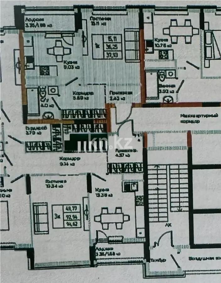 Продажа 1-комнатной квартиры, 38 м² в Астане