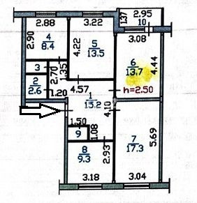 Продажа 4-комнатной квартиры, 85 м², ул. Льва Толстого, дом  4 - Продажа квартир в Усть-Каменогорске фото 32 из 32