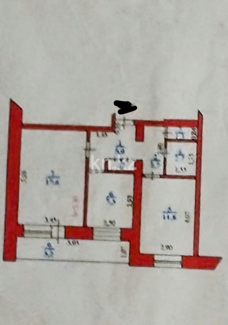 Продажа 2-комнатной квартиры, 52.5 м², ул. Есенжанова - Продажа жилой и коммерческой недвижимости в Уральске фото 15 из 15