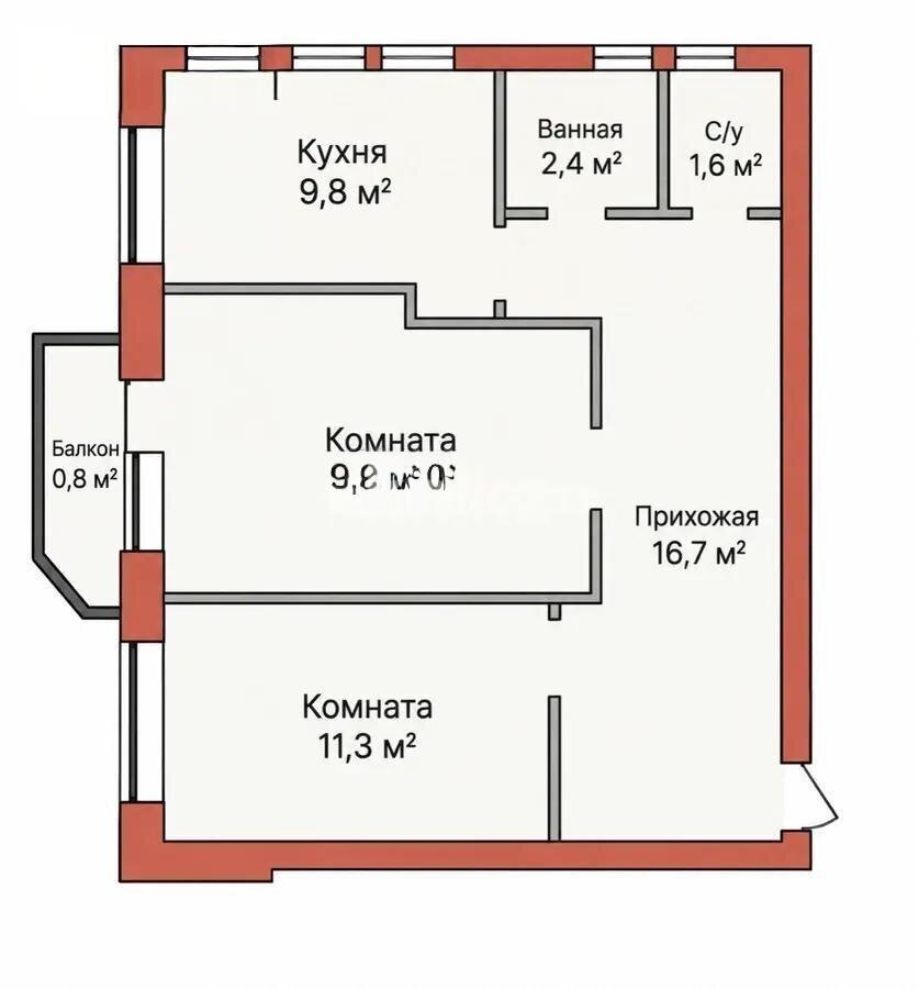 Продажа 2-комнатной квартиры, 60 м² в Астане - фото 6