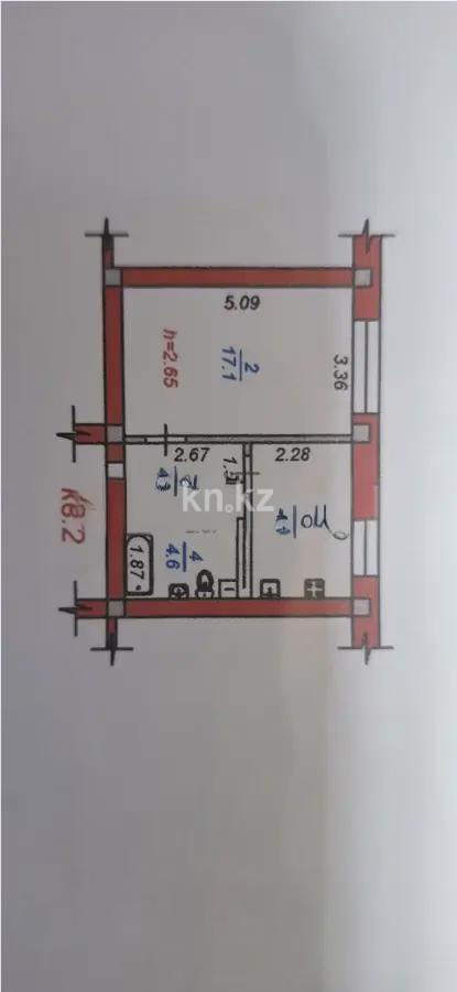 Продажа 1-комнатной квартиры, 33.7 м², ул. Тынышбаева, дом  3 в Алматы - фото 4