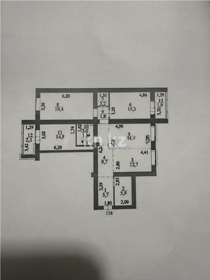 Продажа 4-комнатной квартиры, 108.9 м² - Продажа  четырехкомнатных квартир в Астане фото 1 из 1