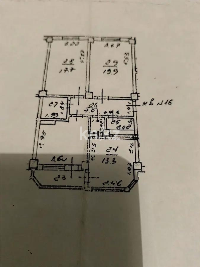 Продажа 3-комнатной квартиры, 76.4 м² - Продажа квартир в Казахстане - страница 48 фото 1 из 1