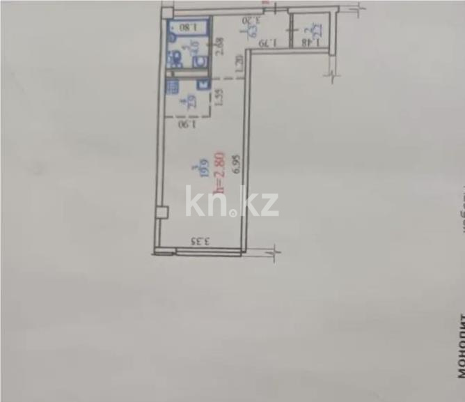 Продажа 1-комнатной квартиры, 35.3 м² - Продажа квартир в Казахстане - страница 25 фото 7 из 7