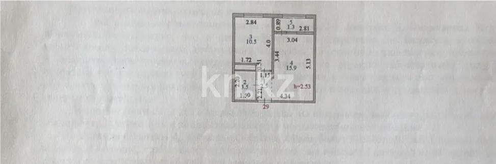 Продажа 1-комнатной квартиры, 33.7 м² - Продажа квартир в панельном доме в Астане - страница 7 фото 1 из 1