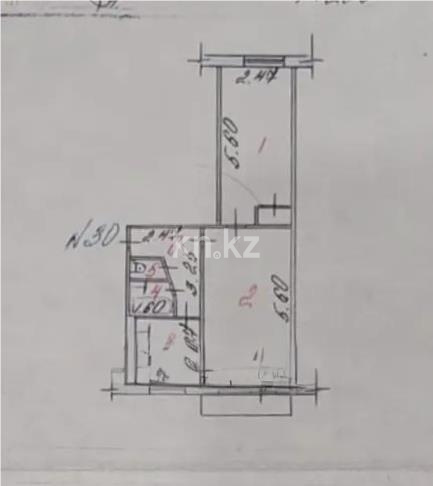 Продажа 2-комнатной квартиры, 44 м² в Темиртау - фото 7
